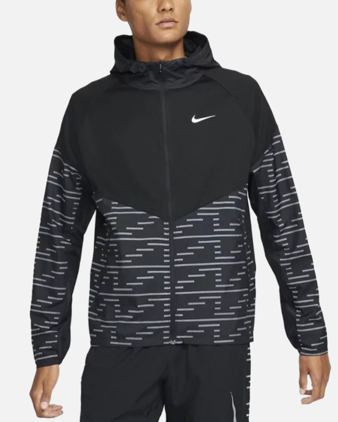 Veste Nike running - noir/gris