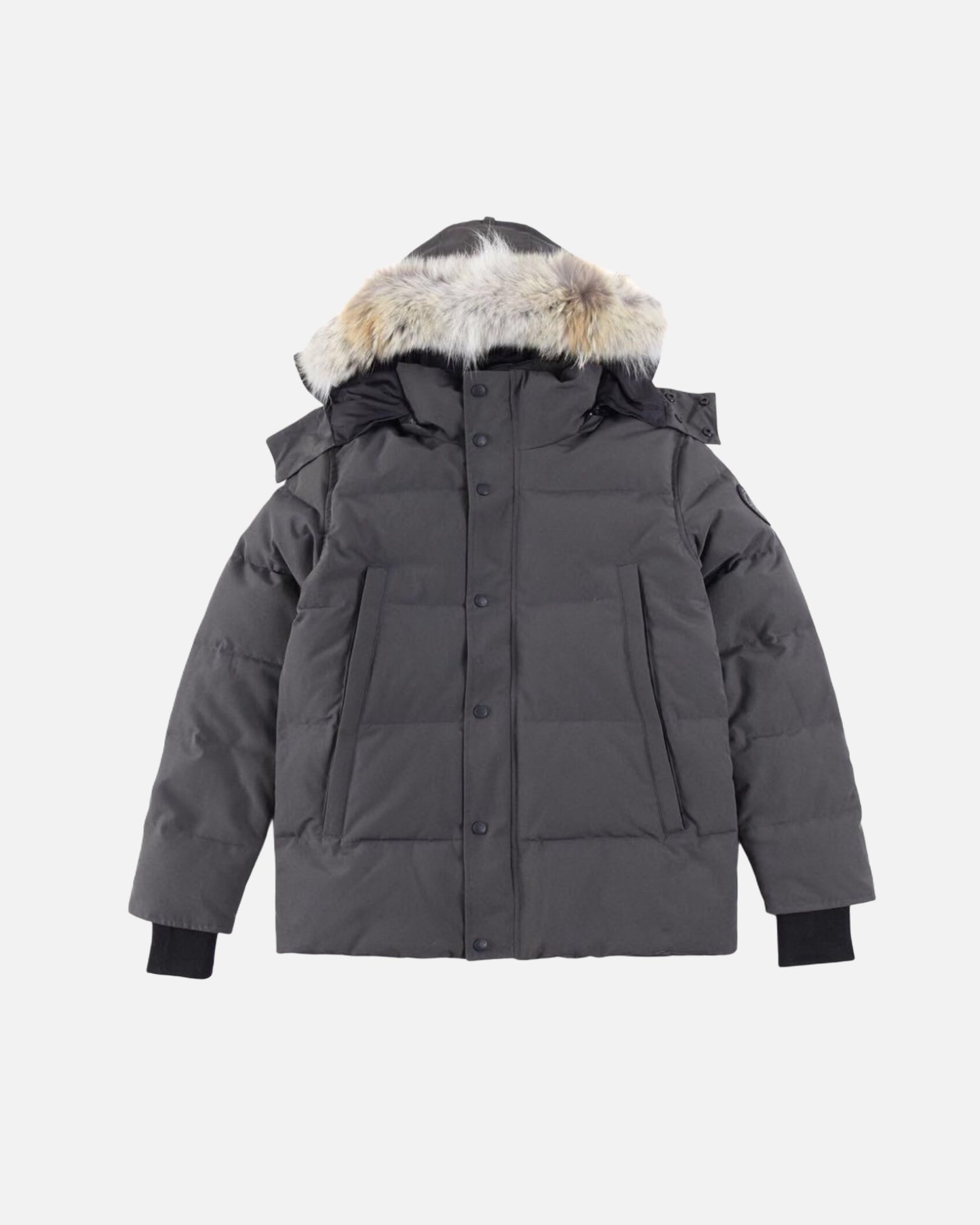 Doudoune a fourrure Canada Goose - grise