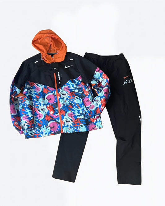 Ensemble Nike running Tokyo - noir/bleu/orange