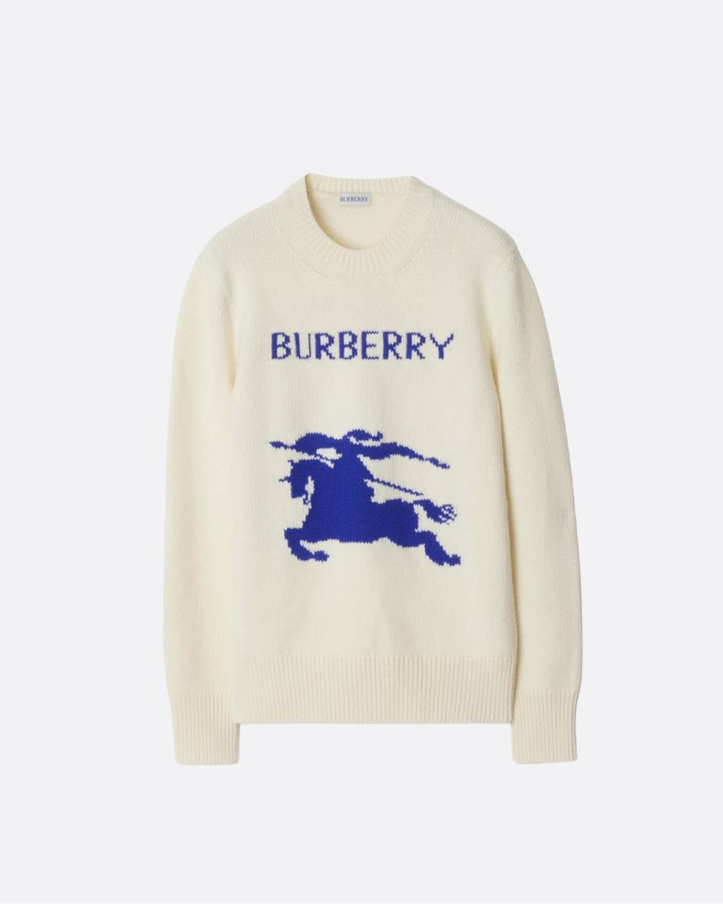 Pull Burberry - blanc/bleu