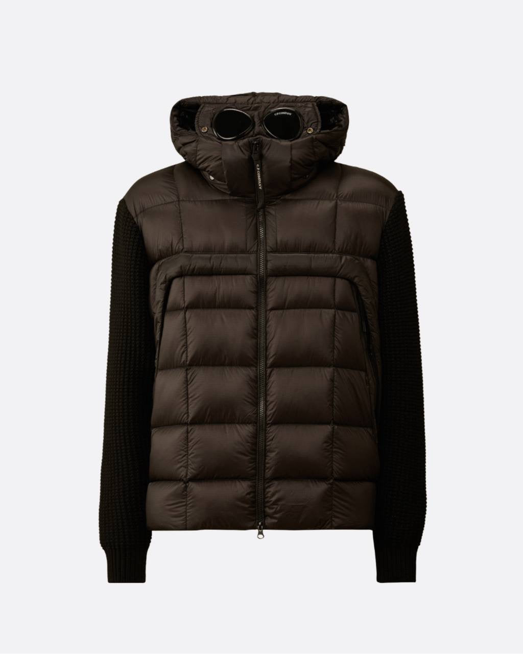 Doudoune manches en coton CP Company - marron